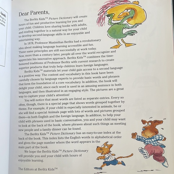 💙Berlitz Kids Mandarin Chinese Picture Dictionary . - Picture 6 of 6